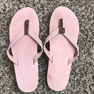 Rainbow sandals size large
